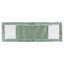 JVL Extended Microfibre Mop – Flat Floor Cleaner with Long Handle – Machine Washable & Reusable Cleaning Head – Green-131070453