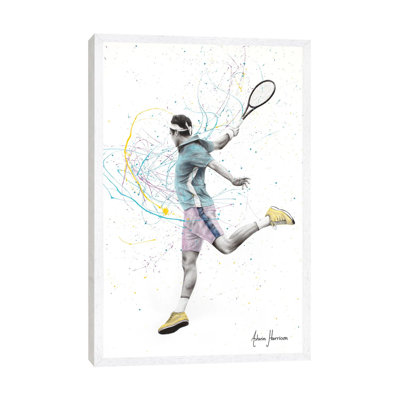 Tennis Player by Ashvin Harrison - Print on Canvas