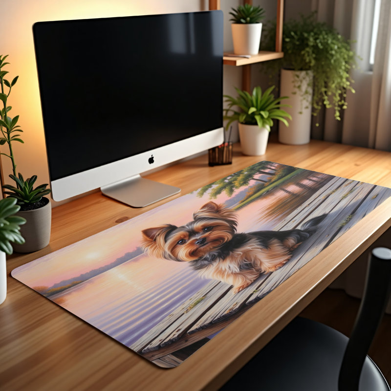 Polyester Desk Pad, 23.6x13.8