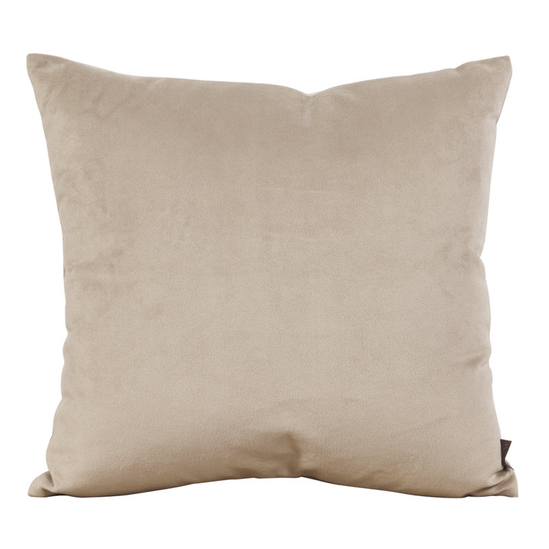 Square Pillow Cover & Insert, 20" H x 20" W x 8" D, Bella Sand, Polyester/Polyfill