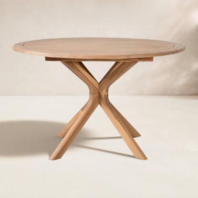 Badgley 47" Acacia Patio Dining Table