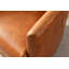 Fauteuil demi-tonneau en cuir véritable Clubhouse-113299283