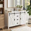 Meuble-lavabo 47 po avec 3 tiroirs et portes, blanc-1181888387