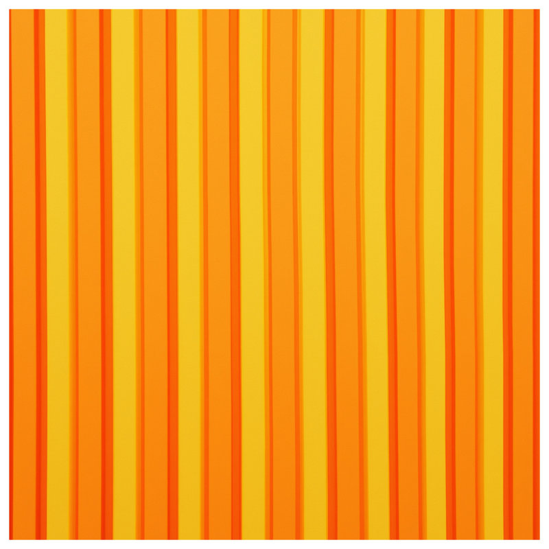 Rideaux à rayures orange, voilages et voilages à rayures - 1 panneau, 50" x 80" - 1 Panel, Blockout