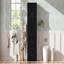 Armoire de salle de bain 72,2 po de hauteur, style moderne et élégant, 3 tiroirs, tablette réglable, portes à fermeture en douceur, panneau de fibres à densité moyenne / acier | Idée de cadeau