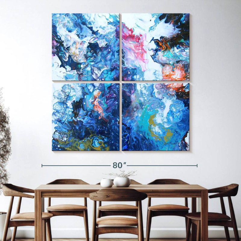 Avery Pouring III, 74" H x 74" W