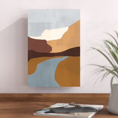 Sedona Colorblock IV par Victoria Borges - peinture sur toile tendue