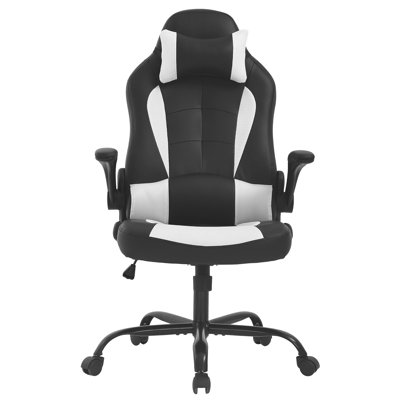 Fauteuil de jeu inclinable et pivotant en similicuir Nisveta Alpharetta