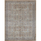 Hand-Knotted High-Quality Gray Area Rug