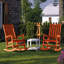 Chaises berçantes d'extérieur en PEHD pour patio-552783076