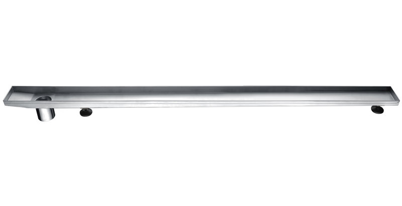 47" Long Side Hole Stainless Steel Linear Floor Shower Drain