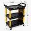 Chariot à roulettes à 3 niveaux, tablettes de rangement pour outils-132753330