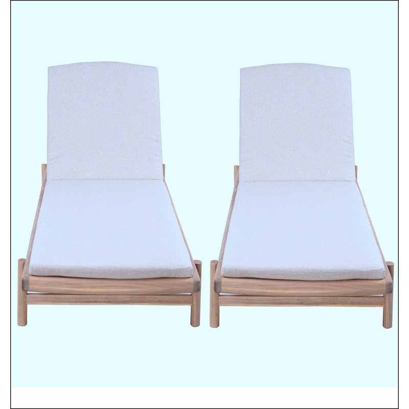 Chaise longue avec coussin Mall Mall