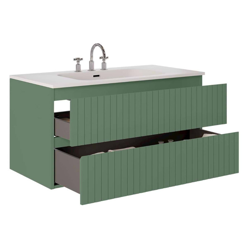 Prima Single Vanity, 42", Forest Green