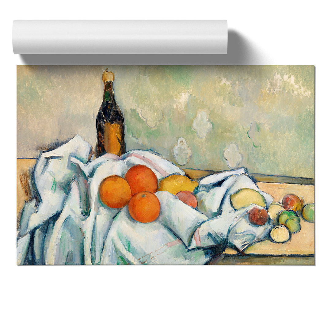 Still Life with Fruit by Paul Cezanne - Frameless Print