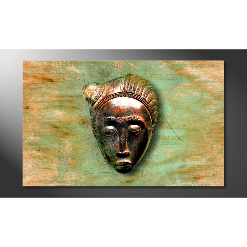 African Woman - Wrapped Canvas Print, 100% cotton canvas, 80cm H x 100cm W
