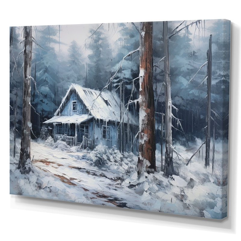 «Winter Snow Marvels II», art mural sur toile, H 30 po x l 40 po, Toile tendue