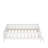 Twin Size Wood Platform Bed with Full Guardrails, Solid Wood Frame, No Box Spring, Kids & Teens Safe Bed, White-1063241763