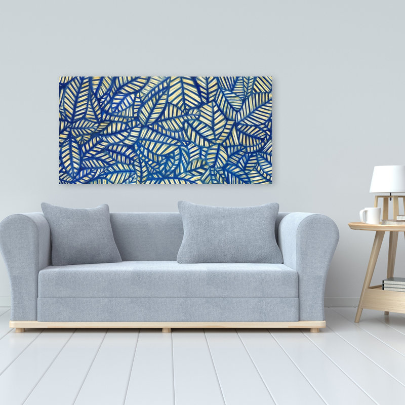 Leaves Patterns - Living Room Canvas for Home Decor
