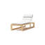Chaise longue inclinable longue de 83 po avec housses de coussin Sunbrella Sehrish-676052502