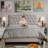 Upholstered Button-tufted Platform Bed Frame with Adjustable Height Headboard-1685596277-1685596170