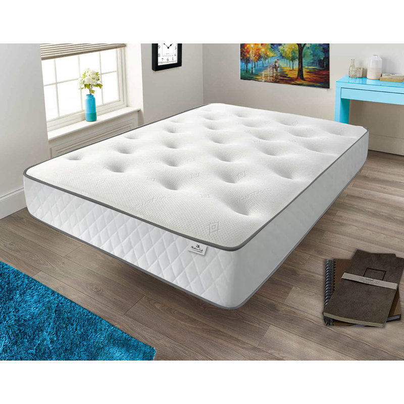 Aubriana Symple Stuff Open Coil Mattress, Kingsize (5')
