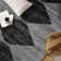 Black Ivory Geometric Stripe Area Rug