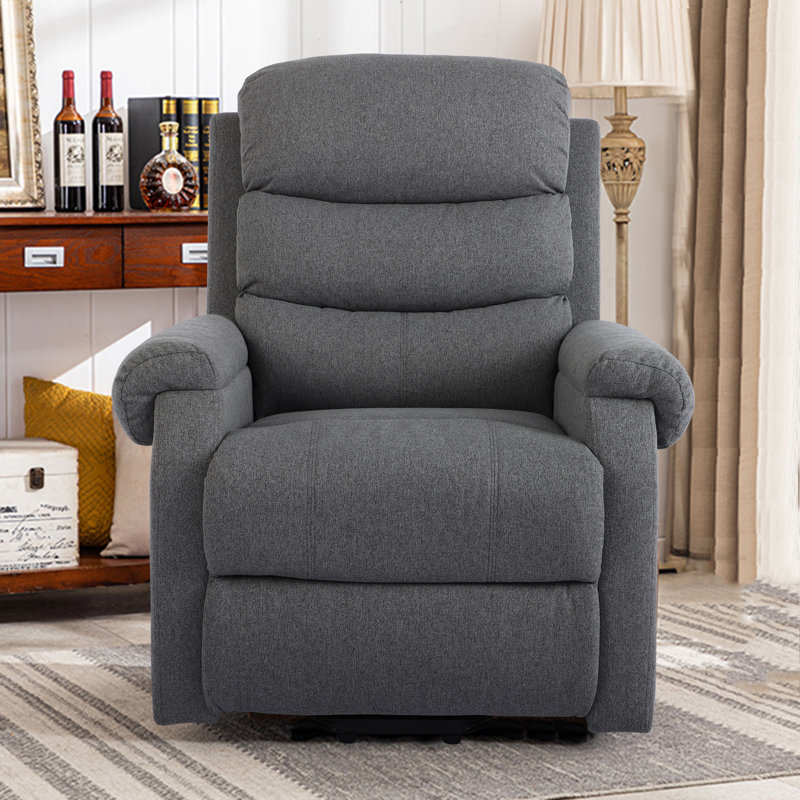 Fauteuil inclinable électrique lève-personne de 28,7 po de largeur avec masseur et coussin chauffant