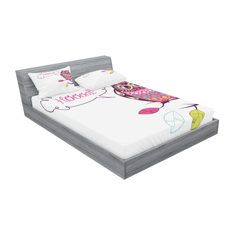 Microfiber Sheet Set, Queen Sheet Set with Fitted Sheet