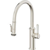Davoli Kitchen Pull-Down Faucet with Squeeze Sprayer - Low Arc Spout