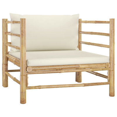 Chaise de patio avec coussins Labarre