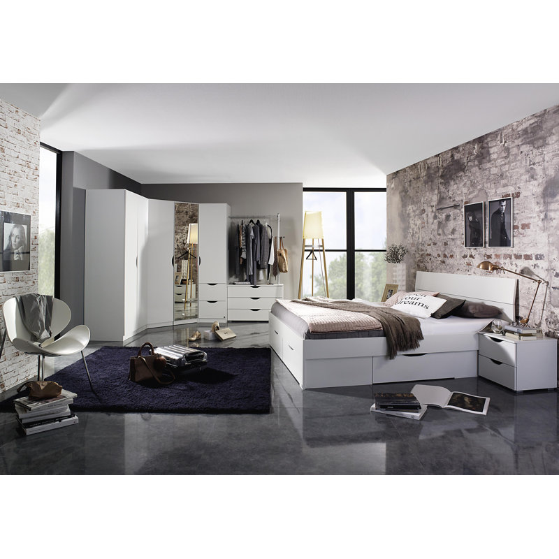 Alvara 2 Drawer Bedside Table Set