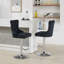 Tabourets de bar pivotants en velours Anley-115169309