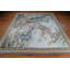 Tapis de tapisserie de style français 7 x 8 en laine tissée, tapis d'art mural européen, décoration intérieure classique élégante