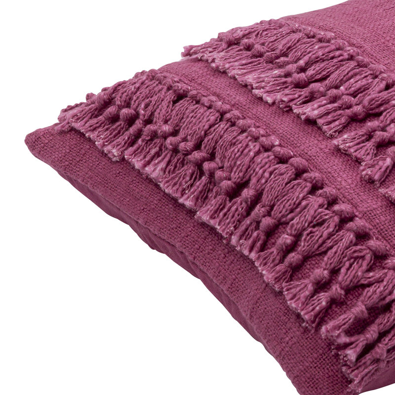 Kids Unisex Cotton Tassel Throw Pillow Cover