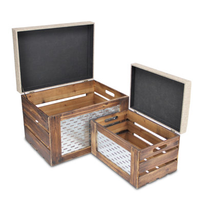 Feinberg Linen Upholstered Storage Bench