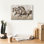 «Epic Graffiti» «Horses» par Silvia Vassileva, art mural sur toile, 18 po x 12 po