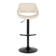 Fabrico Adjustable Barstool With Rounded T Footrest - Set Of 2