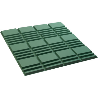 Panneau mural décoratif Stacked EnduraWall 3D (paquet de 12 pour 32,04 pieds carrés)