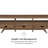 Ballosh 70" TV Stand with 3-Dropdown Doors for TVs up to 78"-185240016