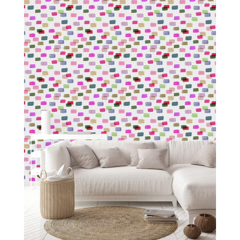 Carreau de papier peint adhésif 25 po Anaisabel, L 2,09 pi x L 10,42 pi