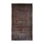 Tapis rouge en laine de conception unique 10 pi 6 po x 19 pi 3 po années 1920