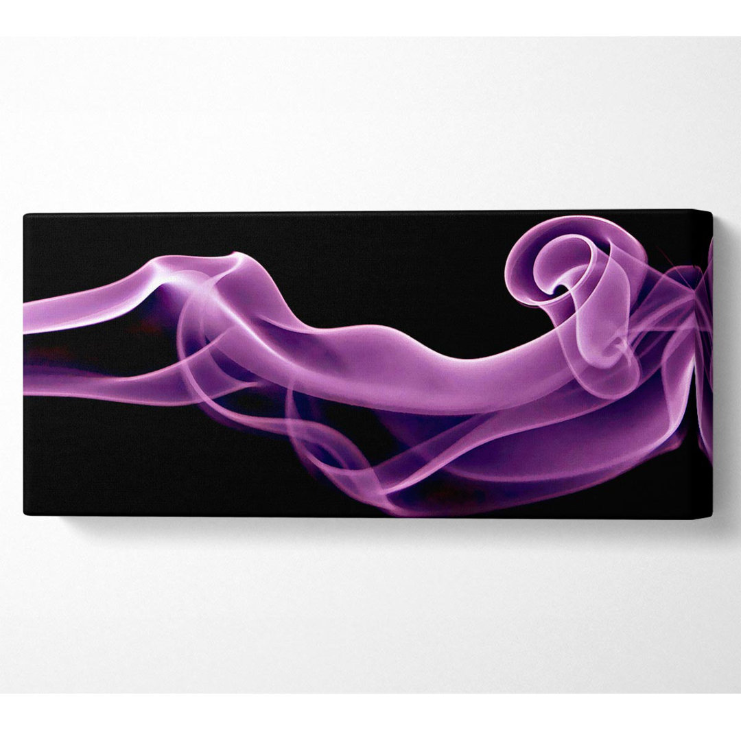 Purple Smoke - Kunstdrucke auf Segeltuch