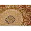 Tapis brun rouille / beige en laine noué à la main 8 pi 5 po x 11 pi 4 po Bacil