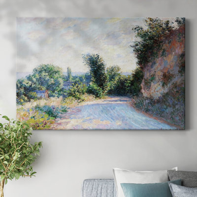 Road near Giverny 02, 1885-Gallery Wrapped Canvas
