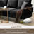 Modern Chenille L-Shaped Sofa With Reversible Lounge-701057146