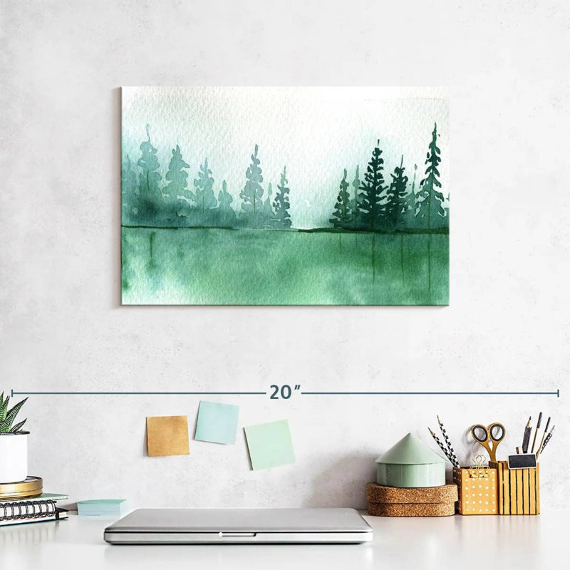 Avery Pine Tree Silhouette, 8" H x 12" W