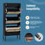 Armoire à chaussures avec 3 tiroirs rabattables, organisateur de rangement pour chaussures, rangement pour chaussures mince pour entrée, couloir-103131356