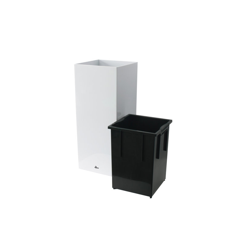 26" Modena Tall Cube Self-Watering Resin Pot Planter