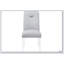 Ensemble de 2 chaises de salle à manger grises / blanches ARIYA, de conception ergonomique moderne pour le confort et le style